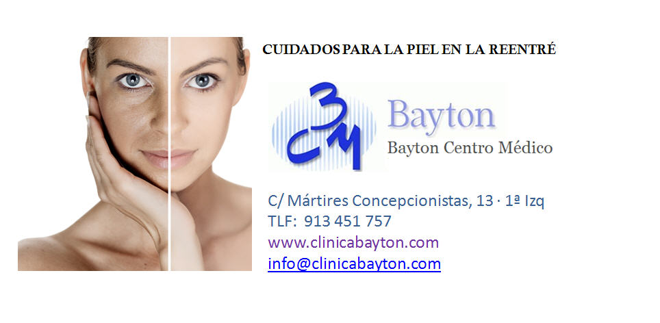 Cuidados para la piel en la reentré-clinica-Bayton