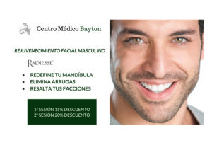 Tratamientos cara masculinos en promocion febrero 2018 clinica Bayton Madrid