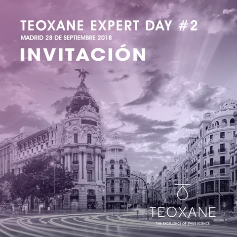 Invitación TEOXANE expert day Madrid 2018