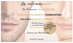 Tratamientos faciales en promocion Abril 2019